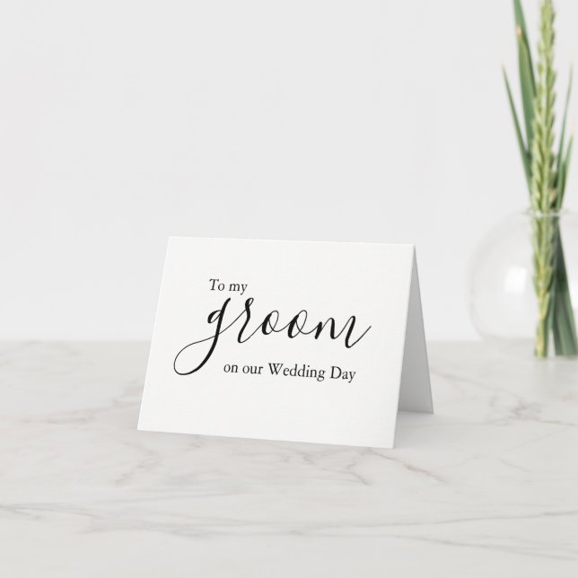 Message d'amour de mariage pour la carte du marié (Devant)