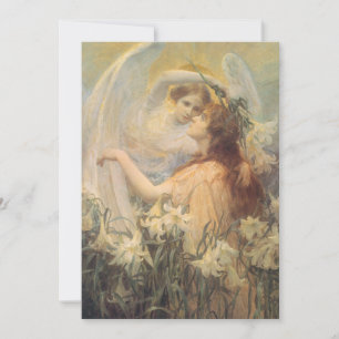 Message d'Angel de George Swinstead, Art Vintage