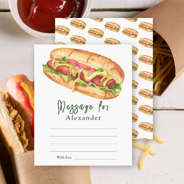 Message de la capsule de temps Hot Dog BBQ (Créateur téléchargé)