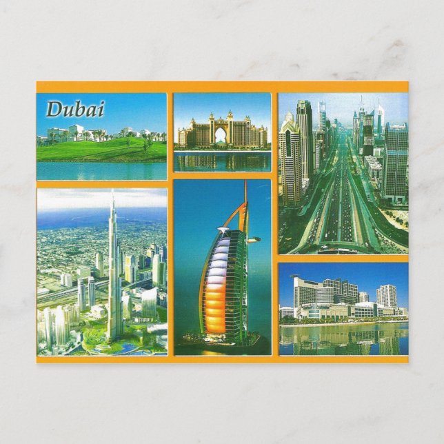 Message de la carte postale de Dubaï (Devant)