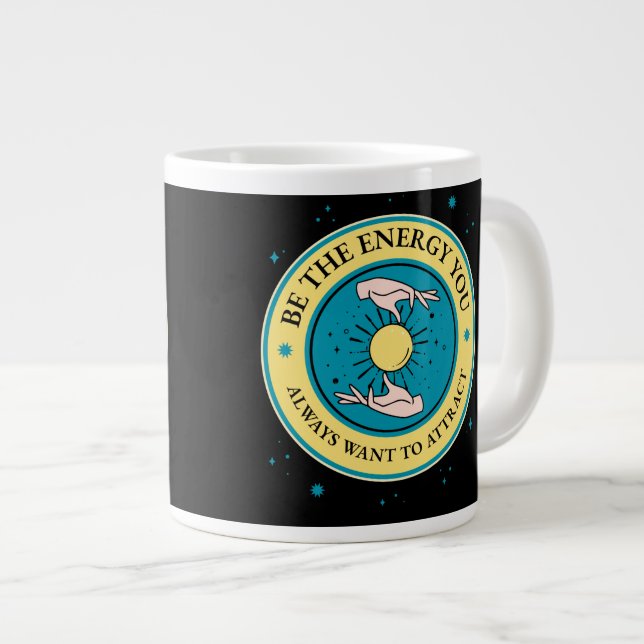 Message de motivation énergétique positive tasse d (Devant droit)