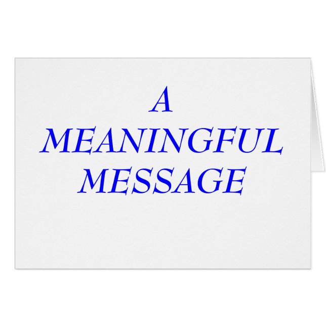 MESSAGE DE SIGNIFICATION :  INCARCÉRATION 7 (Devant Horizontal)