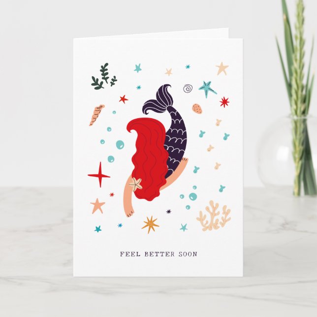 Message de Sirène | Carte Vierge (Devant)