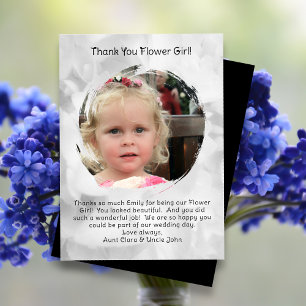 Message Merci photo Flower Girl