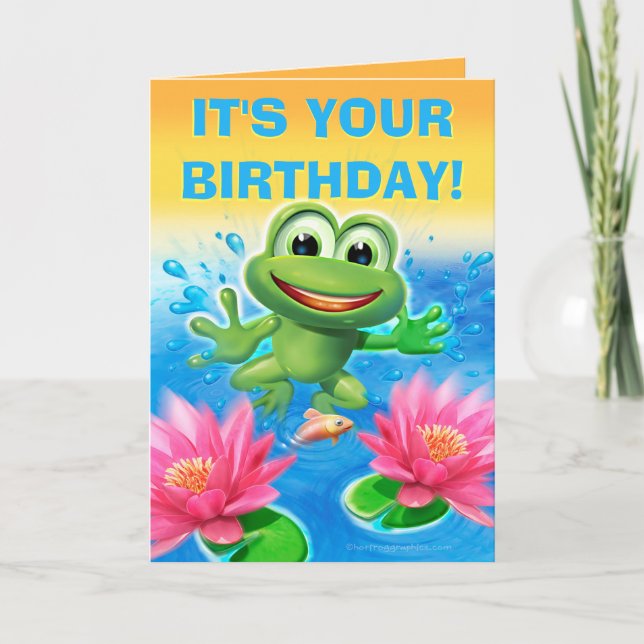 Message personnalisable de carte d'anniversaire de (Devant)