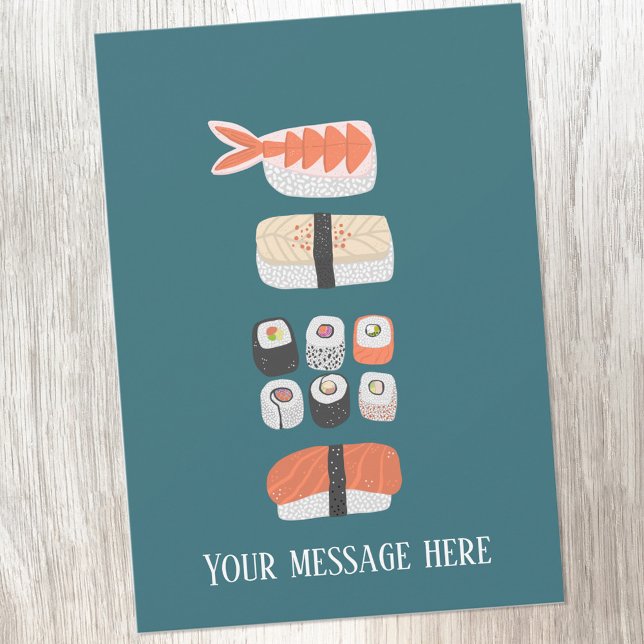 Message personnalisé Sushi (Créateur téléchargé)