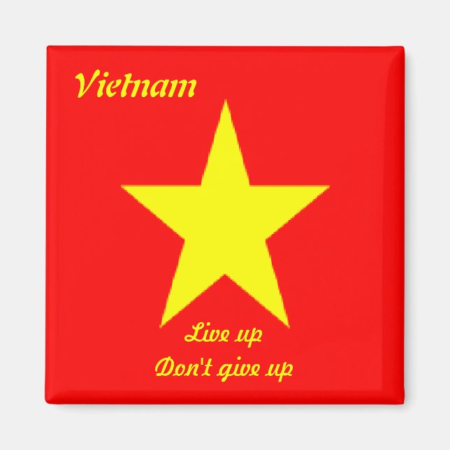 Message positif pour le Vietnam magnets (Devant)