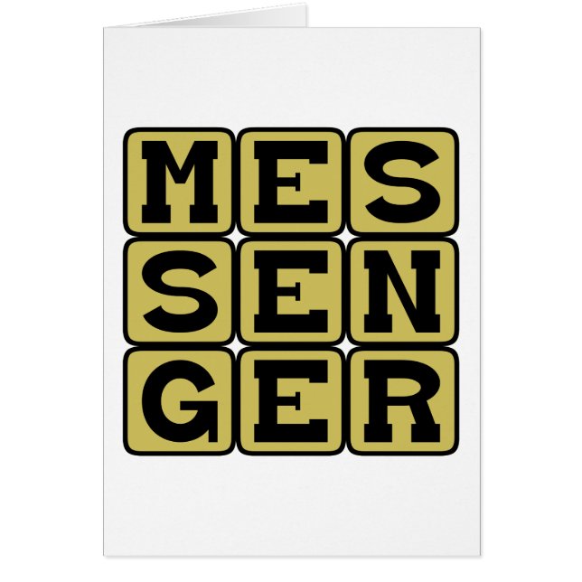 Messager, Celui Qui Livre (Devant)