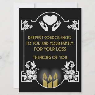 Messages de condoléances