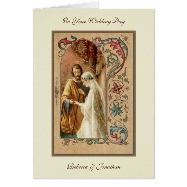 Messe de mariage catholique Offrande Élégante (Devant)