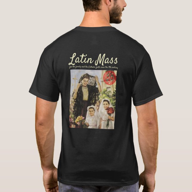 Messe latine pour le T-shirt familial (Dos)