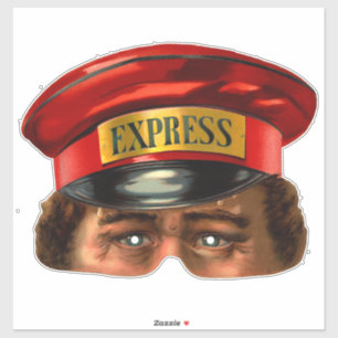 Messenger - Autocollant Vintage de Masque Victorie