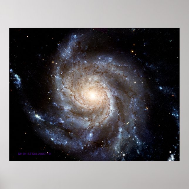Messier 101 - Resizeable Poster (Devant)