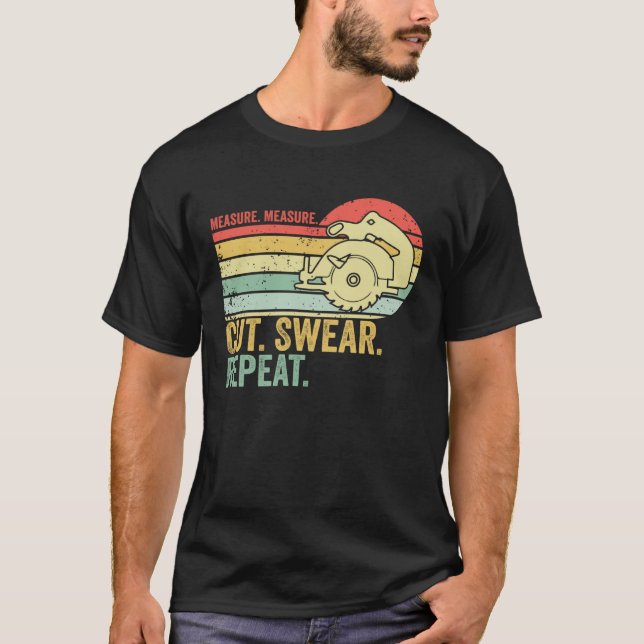 Mesure Mesure Coupe Sweat Répéter Funny Carpenter  (Devant)