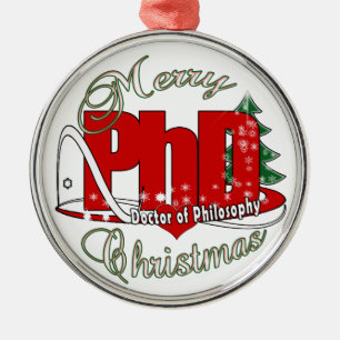 Métal CHRISTMAS Docteur en philosophie ornement métalliq