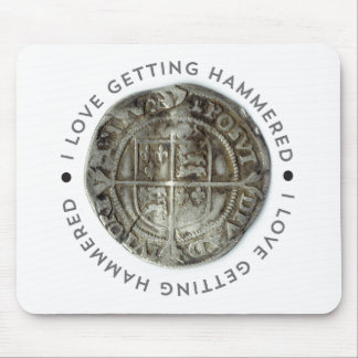 Métal de nouveauté détectant le tapis de souris