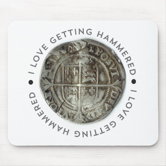 Métal de nouveauté détectant le tapis de souris (Devant)