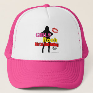 Métal de roche de filles détectant le casquette 