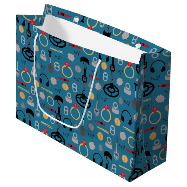 Métal Détection de gros sac cadeau (Devant Angle)