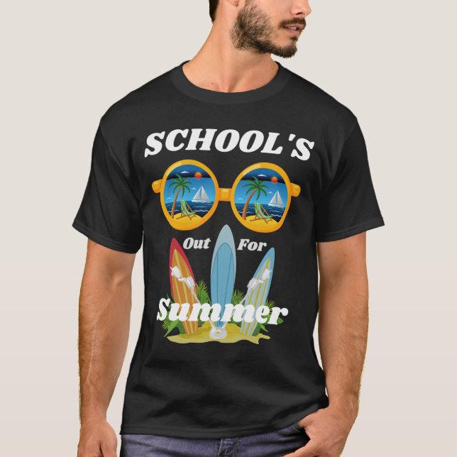 Métal Détection Des Écoles Pour T-shirt Été (Devant)