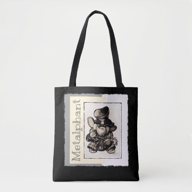 Métal Fourre-tout de Metalphant ou sac de (Devant)