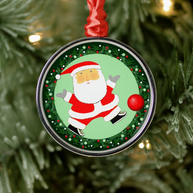 Métal Kickball Noël collection ornement en céramique (Arbre)