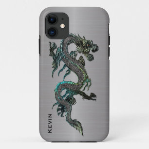Metal Look Asiatique Dragon iPhone 5S coque