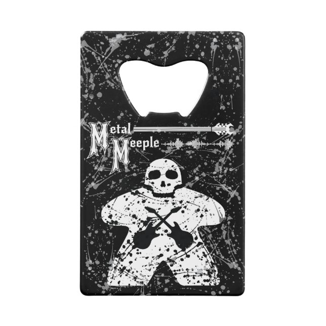 Métal Meeple - ouvreur de bouteille de cc (Devant)