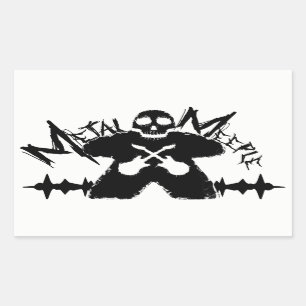 Métal Meeple - Sticker