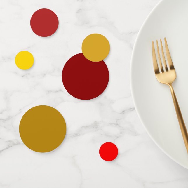 Métal moderne Noël Gradient Table Confetti (Groupe)