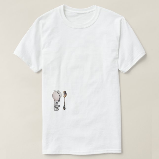 MetalEgg — T-Shirt à impression frontale basse (Design devant)