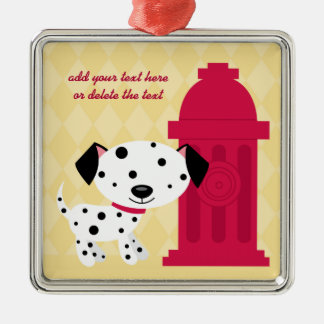 Métallique Chien de dalmation de bande dessinée et ornement