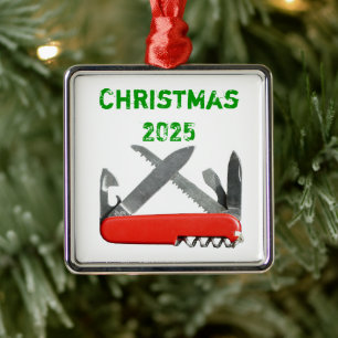 Métallique Couteau de l'armée, ornement à outils multiples