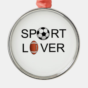 Métallique Ornement d'amant de sport