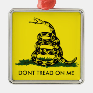 Métallique Ornement de drapeau de Gadsden