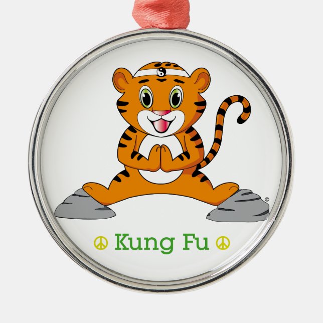 Métallique Ornement de Kung Fu Tiger™ (Devant)