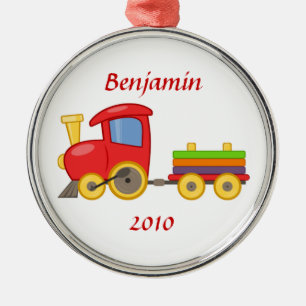 Métallique Ornement de train de bande dessinée