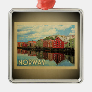 Métallique Ornement de Vintage voyage de la Norvège