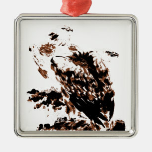 Métallique Ornement des Aigles de la liberté