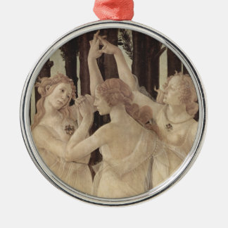 Métallique Ornement des grâces de Botticelli trois