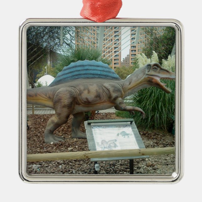 Métallique Ornement du dinosaure de spinosaure (Devant)