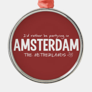 Métallique Ornement fait sur commande de couleur d'AMSTERDAM