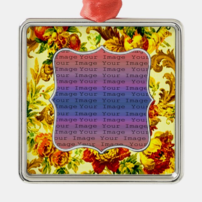 Métallique Ornement Mariage du printemps (Devant)