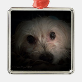 Métallique Ornement mignon de délivrance de chiot de chien de