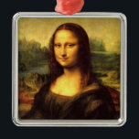 Métallique Ornement Mona Lisa<br><div class="desc">La Joconde de Léonard de Vinci (1452-1519).</div>