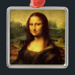 Métallique Ornement Mona Lisa<br><div class="desc">La Joconde de Léonard de Vinci (1452-1519).</div>