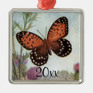 Métallique Ornement papillon Vintage personnalisé
