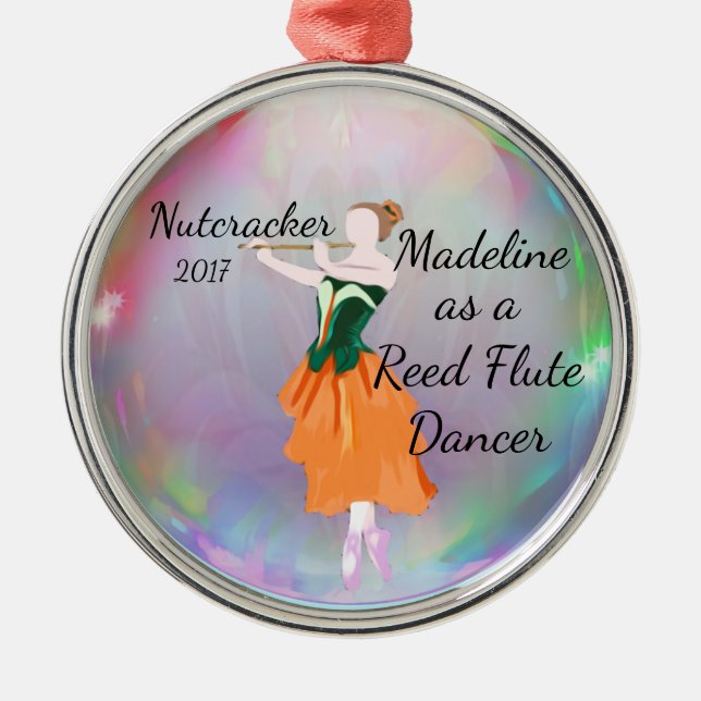 Métallique Ornement personnalisé de casse-noix - cannelure (Devant)