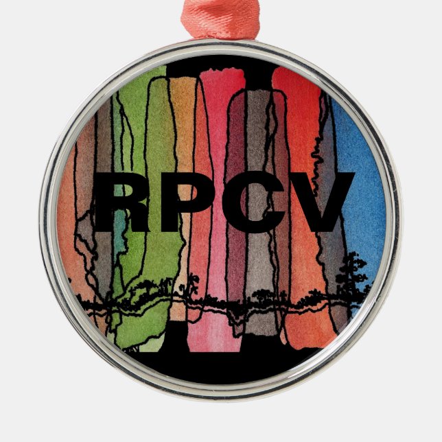 Métallique ornement retourné de corps de paix (Devant)