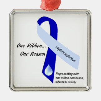 Métallique Un ornement de ruban